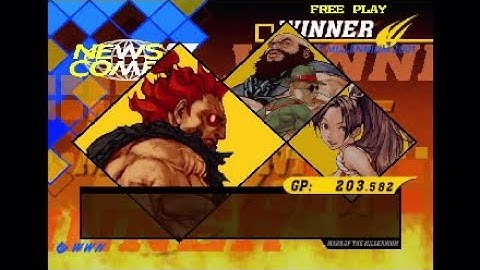 Capcom vs SNK 2: Akuma, Chang, Mai Arcade playthrough