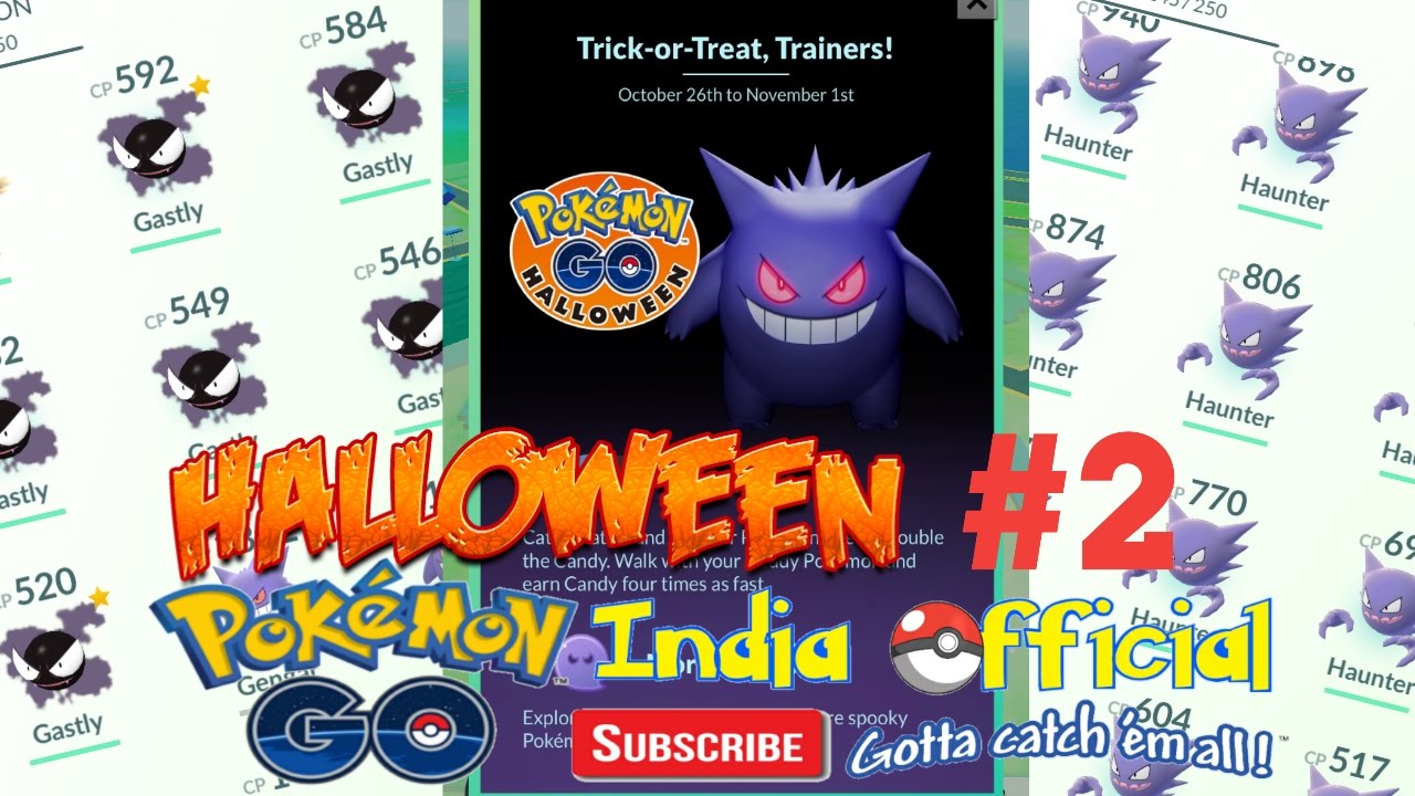 Pokemon Go(Halloween event day 2) YouTube