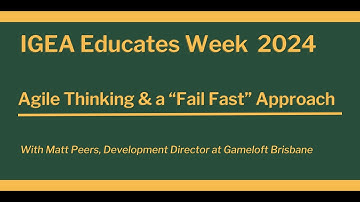 Agile Thinking and a “Fail Fast” Approach