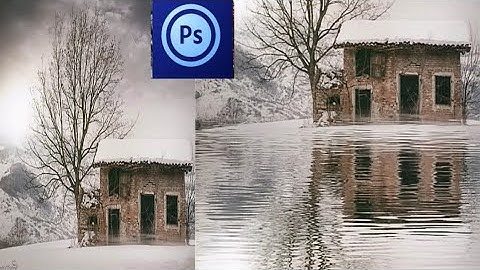 How to Create Water Reflections With Realistic Ripples in Photoshop ! Tutorial photoshop