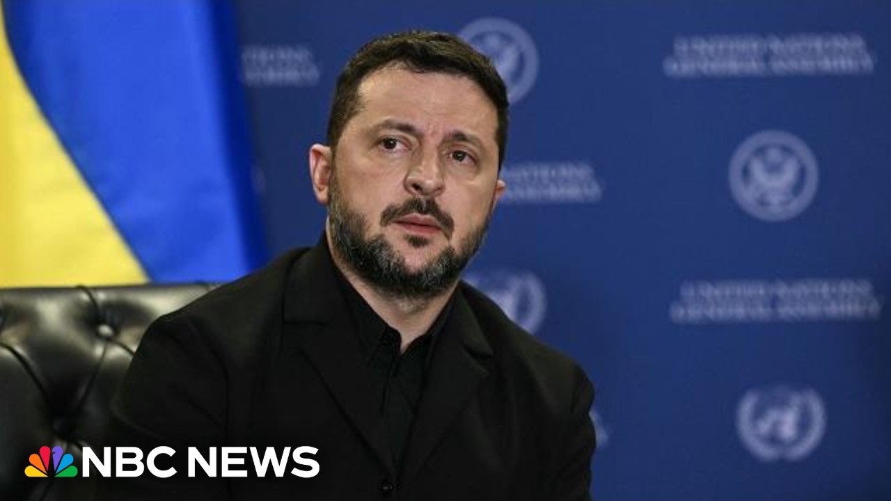 LIVE: Ukrainian President Zelenskyy speaks at United Nations General Assembly | NBC News LIVE: Ukrainian President Zelenskyy speaks at United Nations General Assembly | NBC News