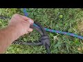 How to rig a rope swing without climbing the tree