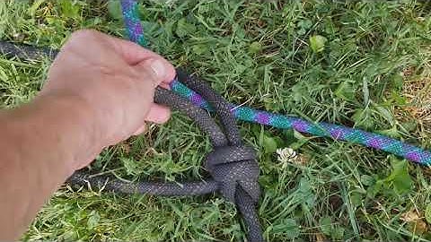How to rig a rope swing without climbing the tree