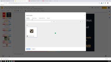 A first look at new Google Slides insert audio feature