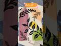 Boho Art Asthetic painting 🎨🌸|| leaf style ||#bohoart #viralshorts #youtubeshorts #diy