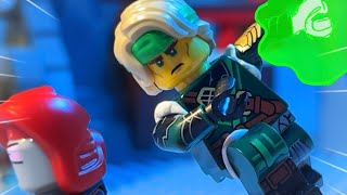 Future Lloyd VS Tahu The Master Of Fire From Bionicle | Lego Stop Motion Fight Scene 