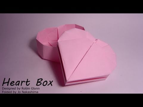 Origami Heart Box (Robin Glynn) - Part 2/2 (Lid)