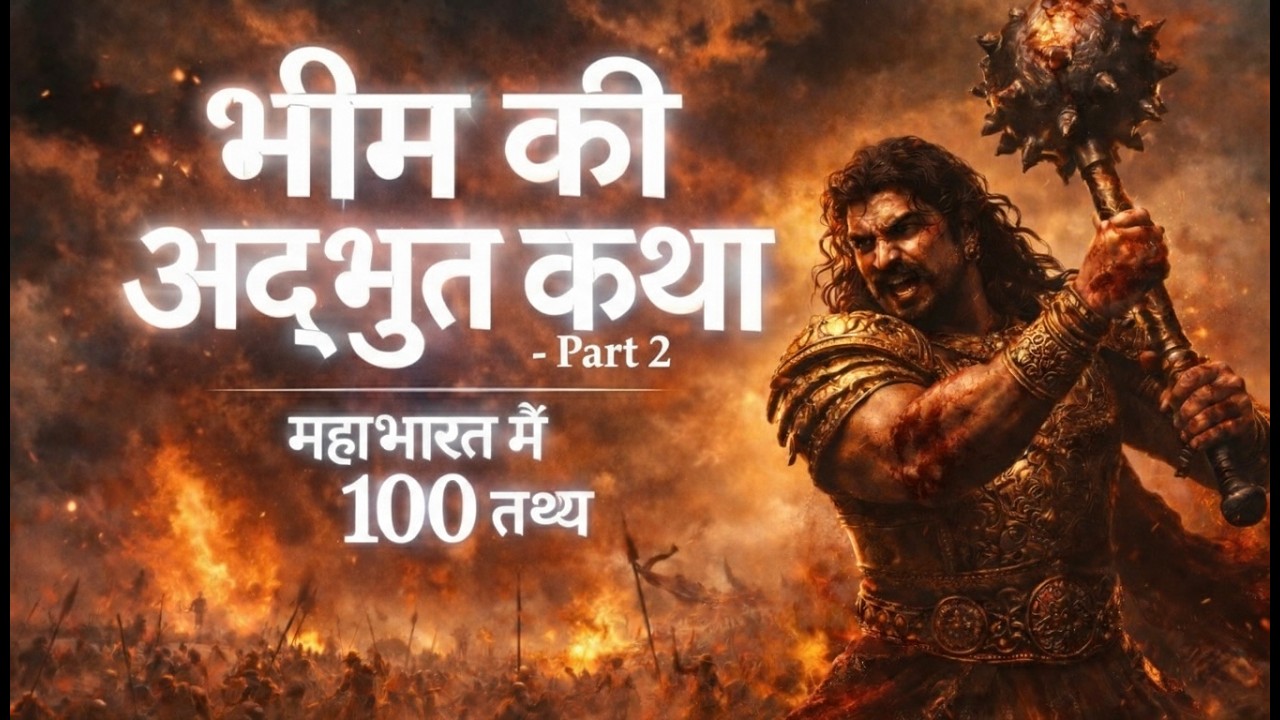 क्या भीम सच में सबसे शक्तिशाली पांडव थे? पूरी सच्चाई | 100 शांत और रहस्यमयी तथ्य | PART 2