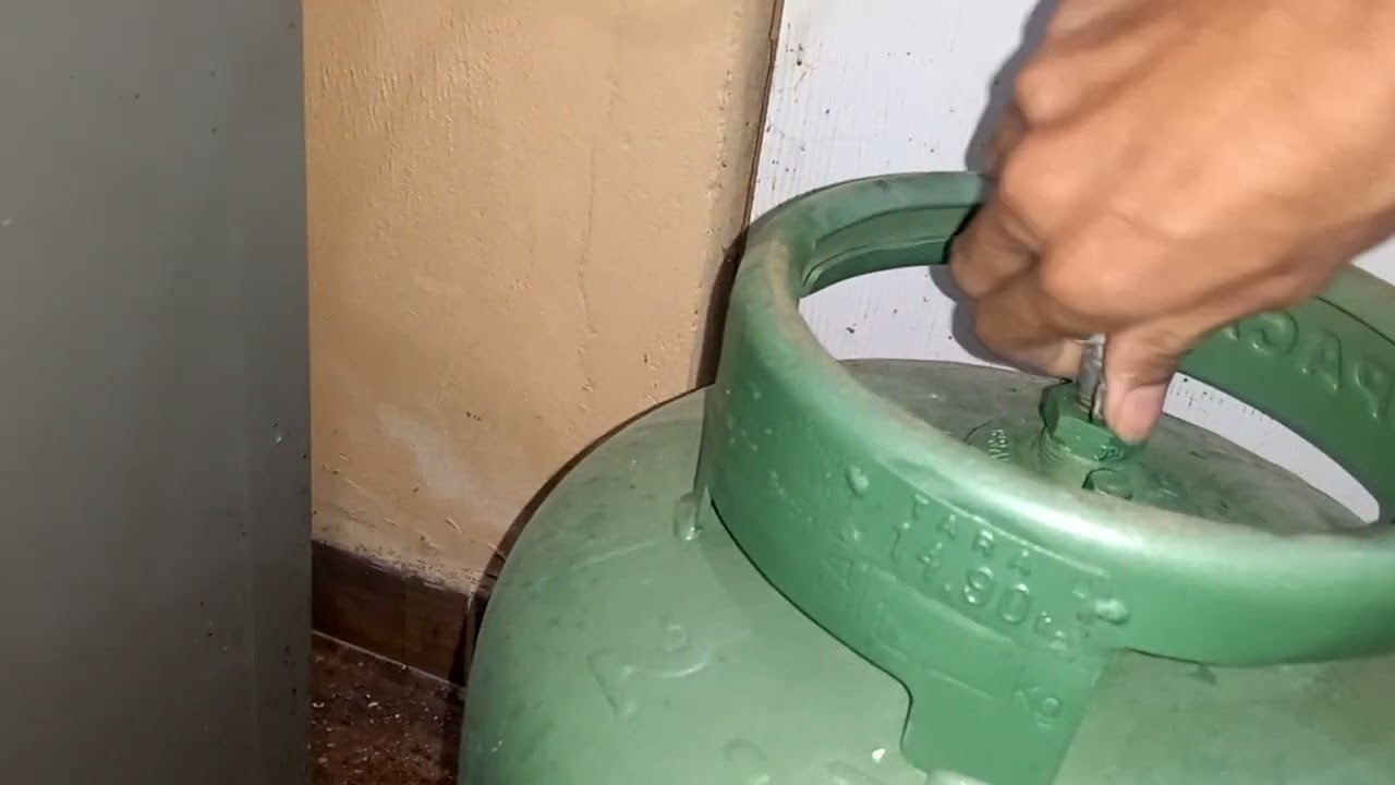 Como trocar botijão de gás