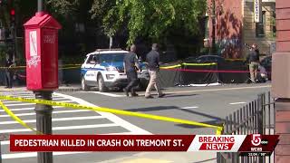 Bicyclist struck, killed by vehicle in Boston