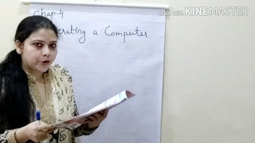 Subject- Computer Chapter-4 ( Operating a Computer) Exercises Class-2 by Rubab Rizvi