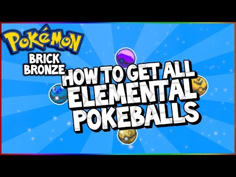 How To Get All Elemental Pokeballs Pokemon Brick Bronze 124 - pokemon brick bronze pokeballs all roblox