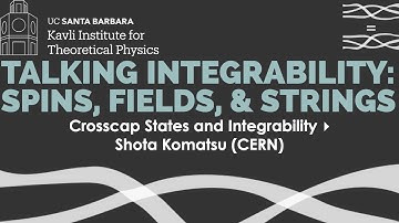 Crosscap States and Integrability ▸ Shota Komatsu (CERN)