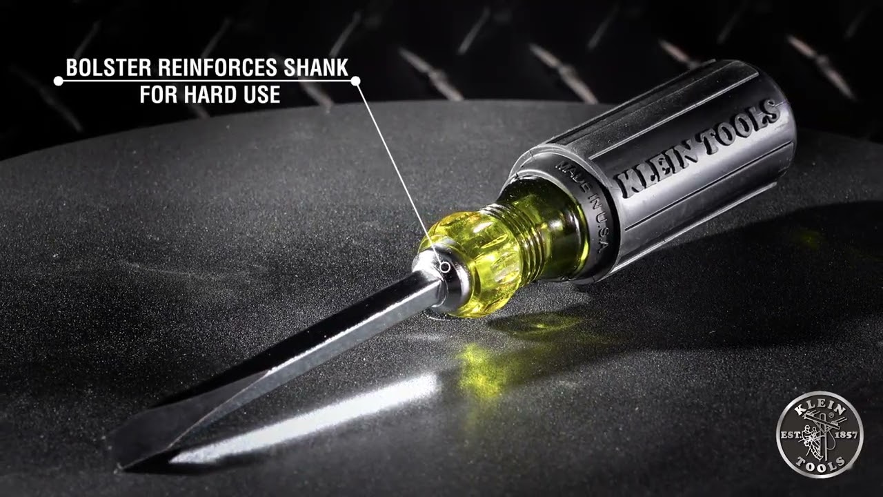 Klein Tools Screwdriver Set, Slotted and Phillips, 6-Piece