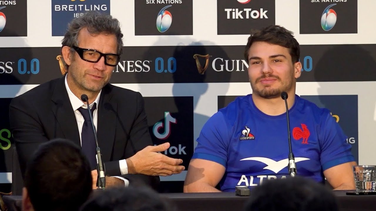Fabien Galthie and Antoine Dupont | France press conference | Six Nations  launch