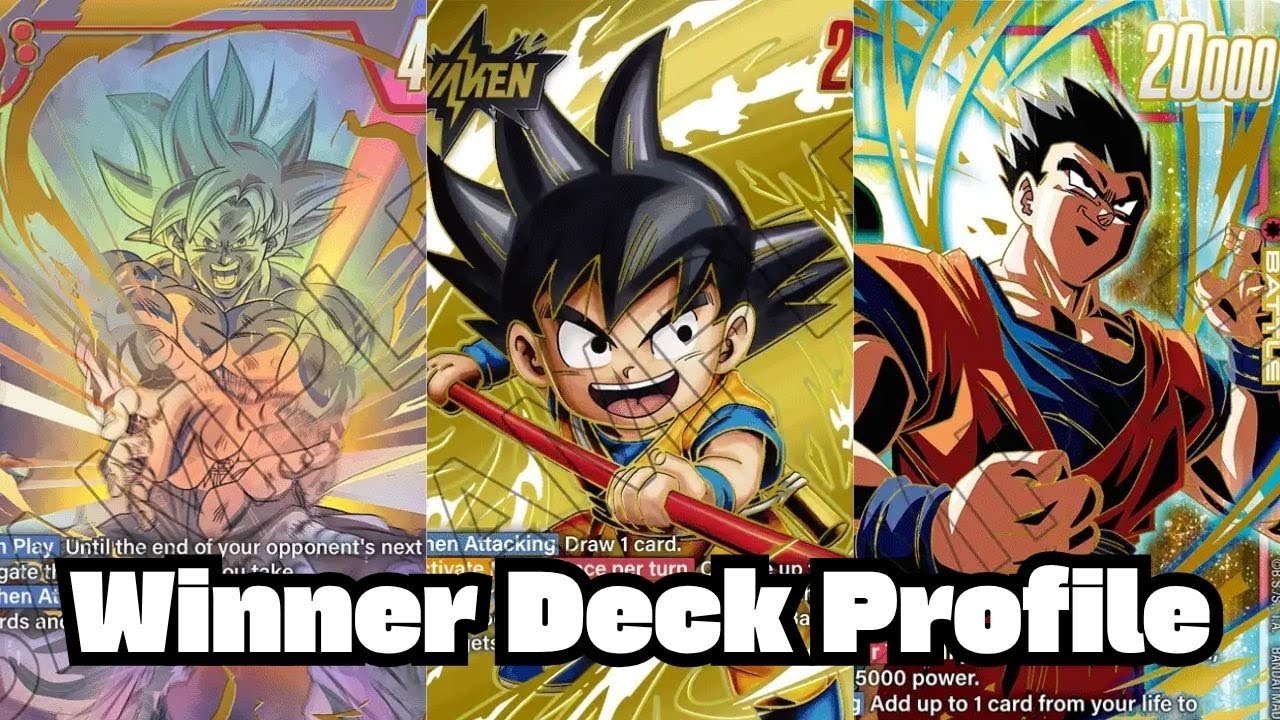 DECK PROFILE GANADOR Son Goku Mini DAIMA FB07