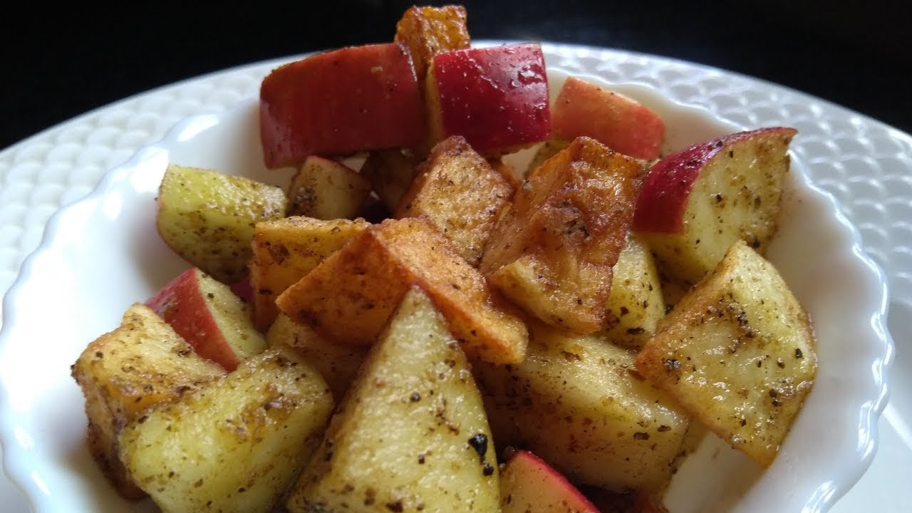 Apple Aloo Chaat | Apple Potato Snack | Indian Mom