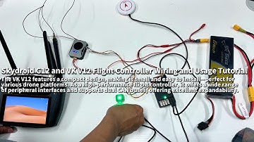 Skydroid G12 and VK V12 Flight Controller Wiring and Usage Tutorial