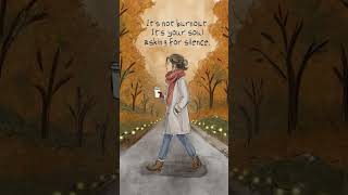 Don't work yourself to exhaustion. Take time to sit in the silence & be still & know that he is God