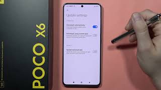 Poco X6 Turn On Or Off Auto System Updates