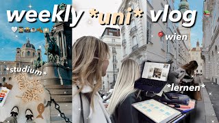 uni vlog *week in my life* ‍| lernen, studium, wien