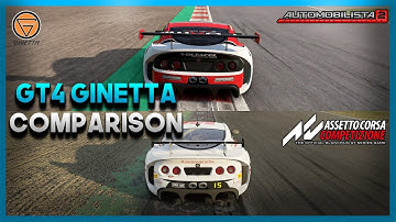 Assetto Corsa Competizione vs Automobilista 2 - Ginetta GT4 Comparison!