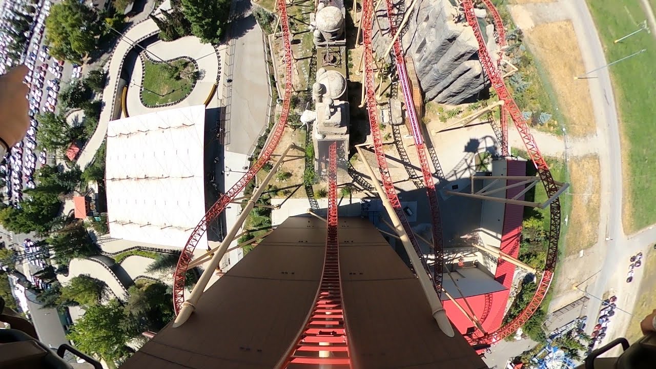 Insane Beyond Vertical Drop | Cannibal at Lagoon Amusement Park