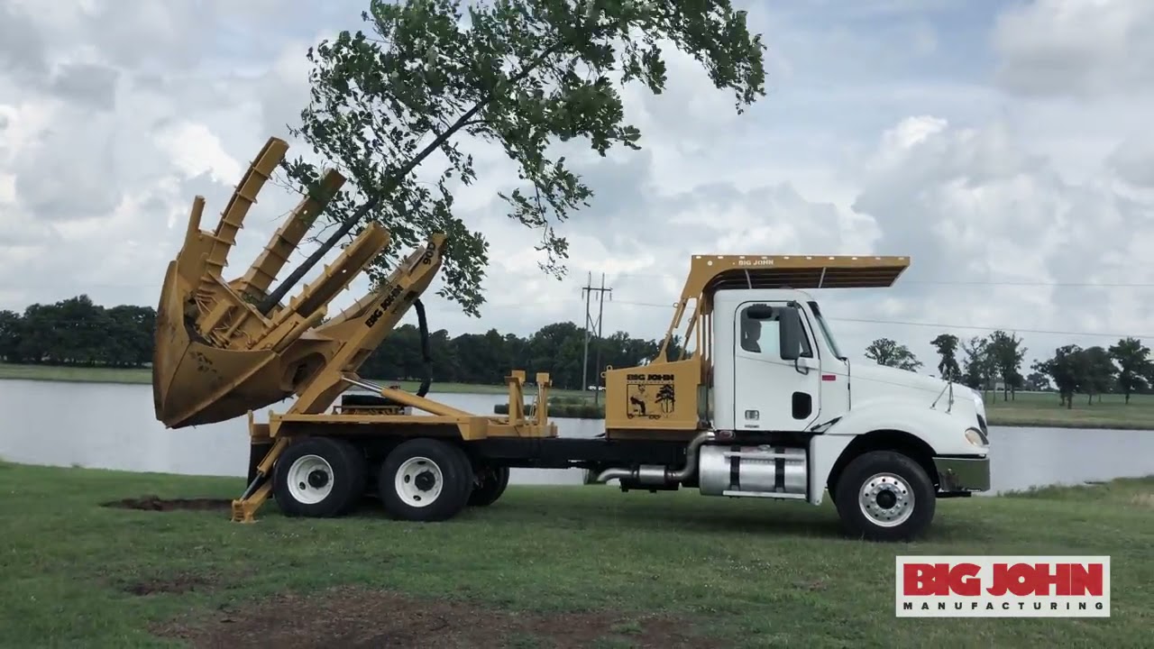 Truck Mounted Tree Spades BIG JOHN 90DLP YouTube