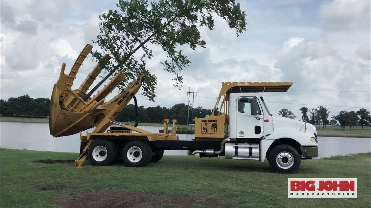 Truck Mounted Tree Spades BIG JOHN 90DLP YouTube