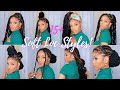 HOW TO STYLE SOFT LOCS IN 15+ WAYS | QUICK & EASY HAIRSTYLES FOR 32" FAUX LOCS