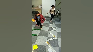 Gross motor skills activity by lovleen nd armaan study and with fun  and learn shapes easily