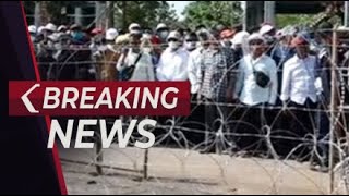 Breaking News  Demo Di Ponpes Alzaytun Indramayu Massa Tuntut Panji Gumilang Ditangkap
