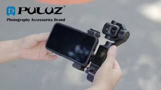 For DJI OSMO Pocket 4P / 4 / 3 PULUZ Protective Frame Expansion Phone Clamp Adapter Bracket