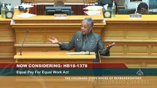 Details Rep. Janet Buckner Discusses Equal Pay Legislation News