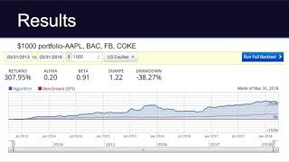 Quantopian Stock Portfolio Optimization Group 5