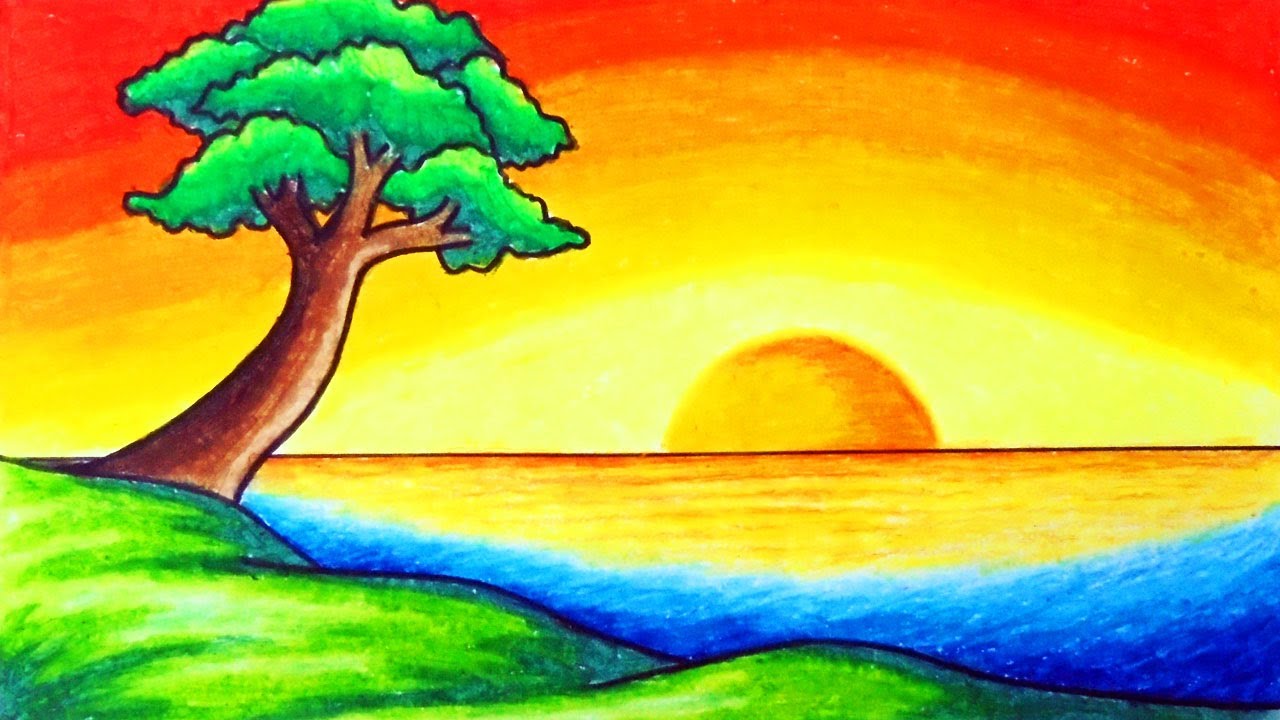 Featured image of post Drawing Of Nature Scenery / Sunset scenery drawing in pencil for beginners step by step, drawing of nature with pencil.