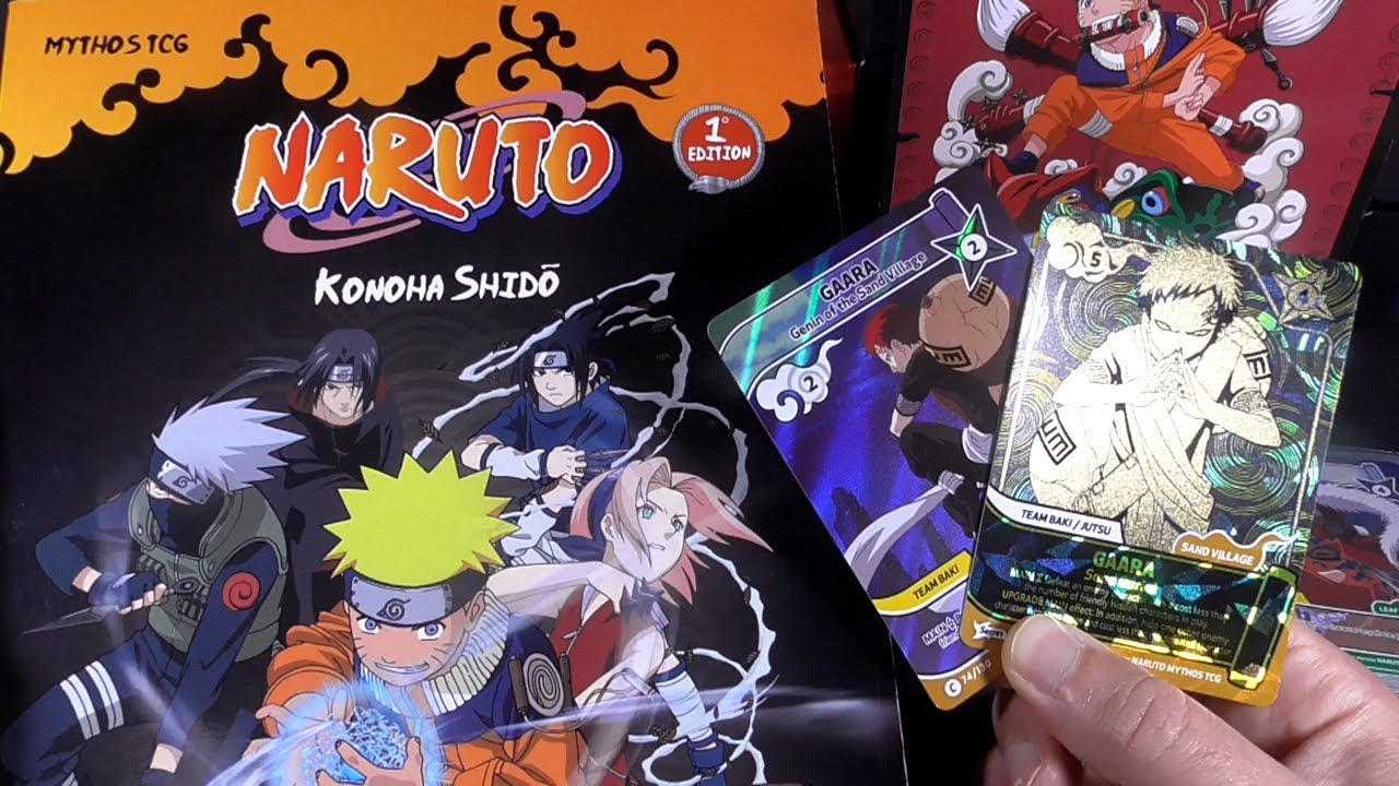 THE NEW CARDS OF NARUTO MYTHOS TCG - YouTube
