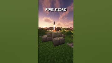 How To Make a Fire Sword in Minecraft That Actually Works!