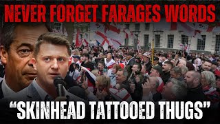 Farage called Tommy and his supporters thugs & handed the UK to globalists, communists, & Islamists!