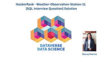 HackerRank - Weather-Observation-Station-11  [SQL Interview Question] Solution