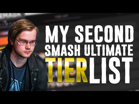My SECOND Smash ULTIMATE (3.1) TIER  LIST (06-2019)
