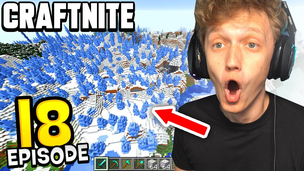 Craftnite: Episode 18 - I FOUND THE RAREST BIOME IN MINECRAFT... (ultra ...