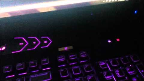 AlienWare TactX Keyboard Lighting Up to Audio