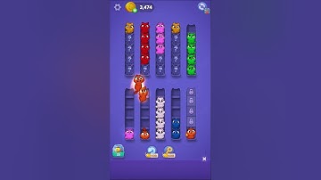 Kitty Sort: Twisted Tails Level 148 | Funny Games