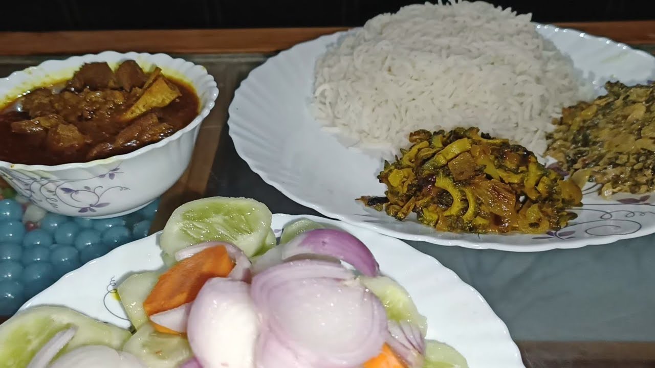 ASMR EATING MUTTON CURRY RICE | BANGALI EATING SHOW MUKBANG EATING SHOW ...