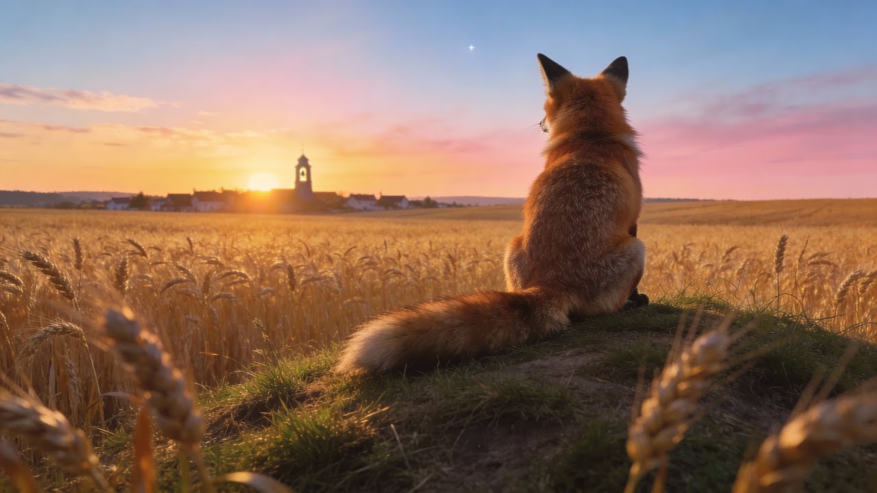 The Little Prince Ambience | The Fox in the Golden Wheat Fields