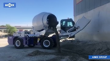 AIMIX AS-3.5 Self Loading Concrete Mixer Was Sent to Russia