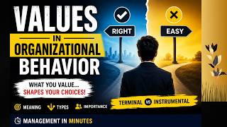 Values in Organizational Behavior (OB) | Types, Characteristics & Importance Explained