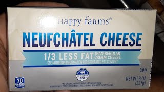 NEUFCHÂTEL CREAM CHEESE BY HAPPY FARMS