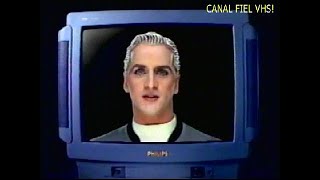 Comercial TV de tubo Philips 'Powervision Plus'. Ator Fernando Vieira. 1993.